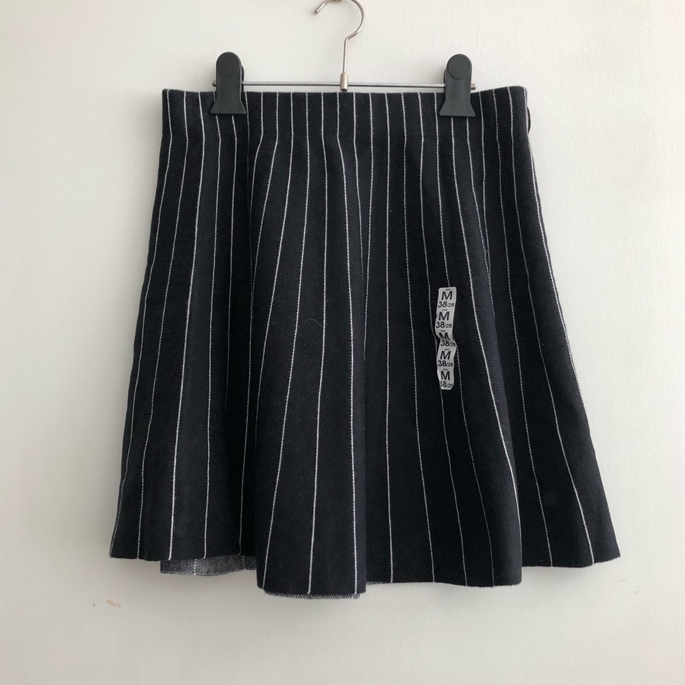 Zara knit stripe skirt